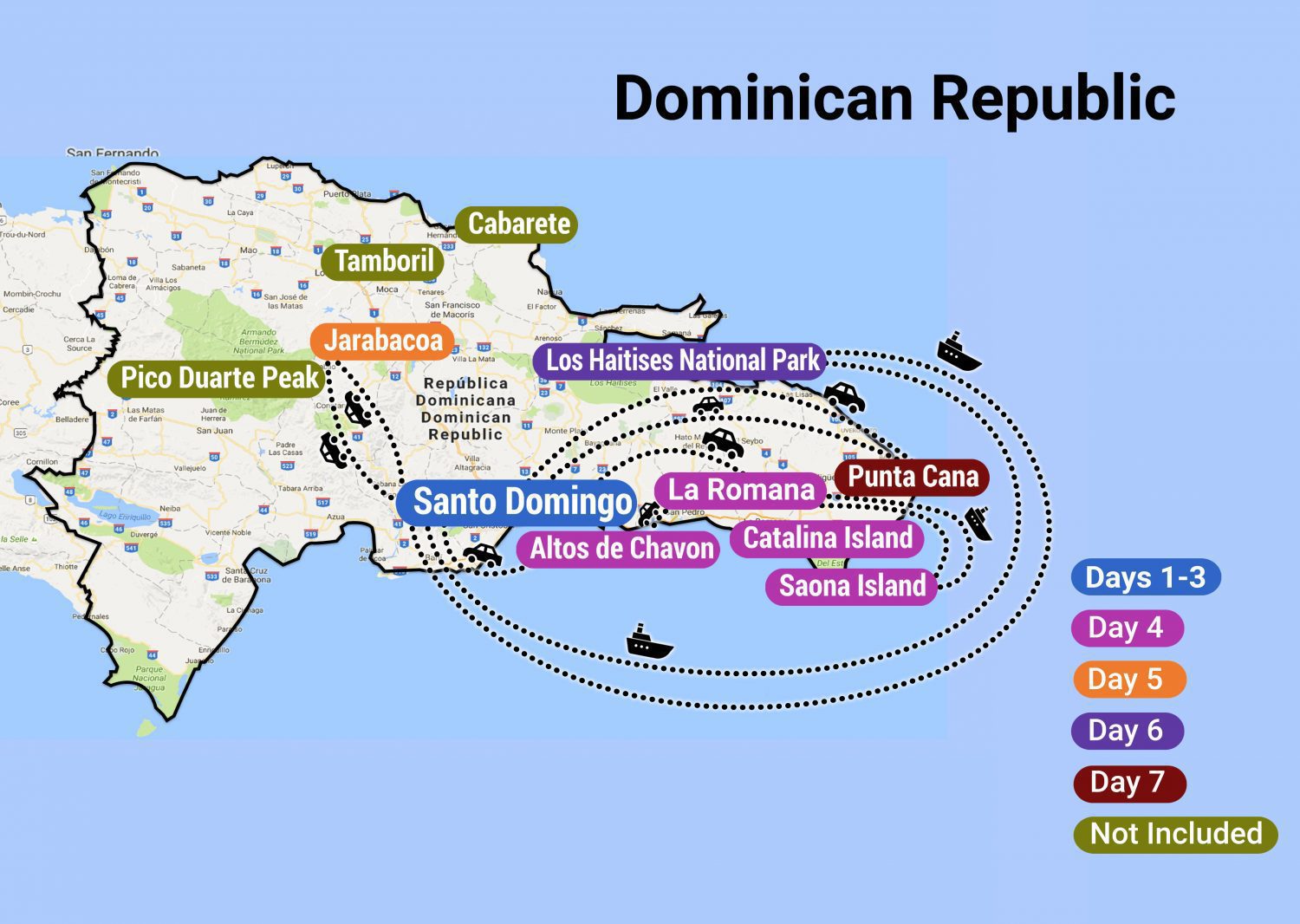 Dominican Republic: See & Experience Almost it ALL in 6 Days, 1st Class Custom Tours