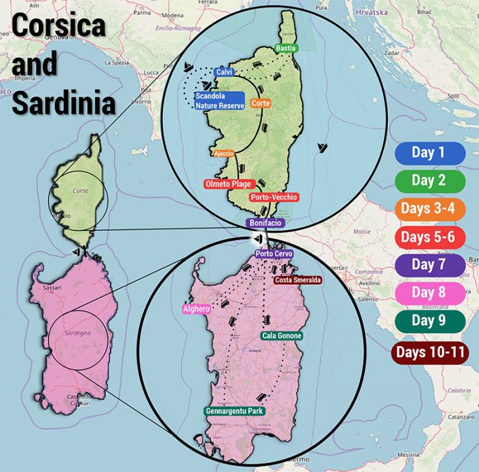 how many tourists visit corsica each year