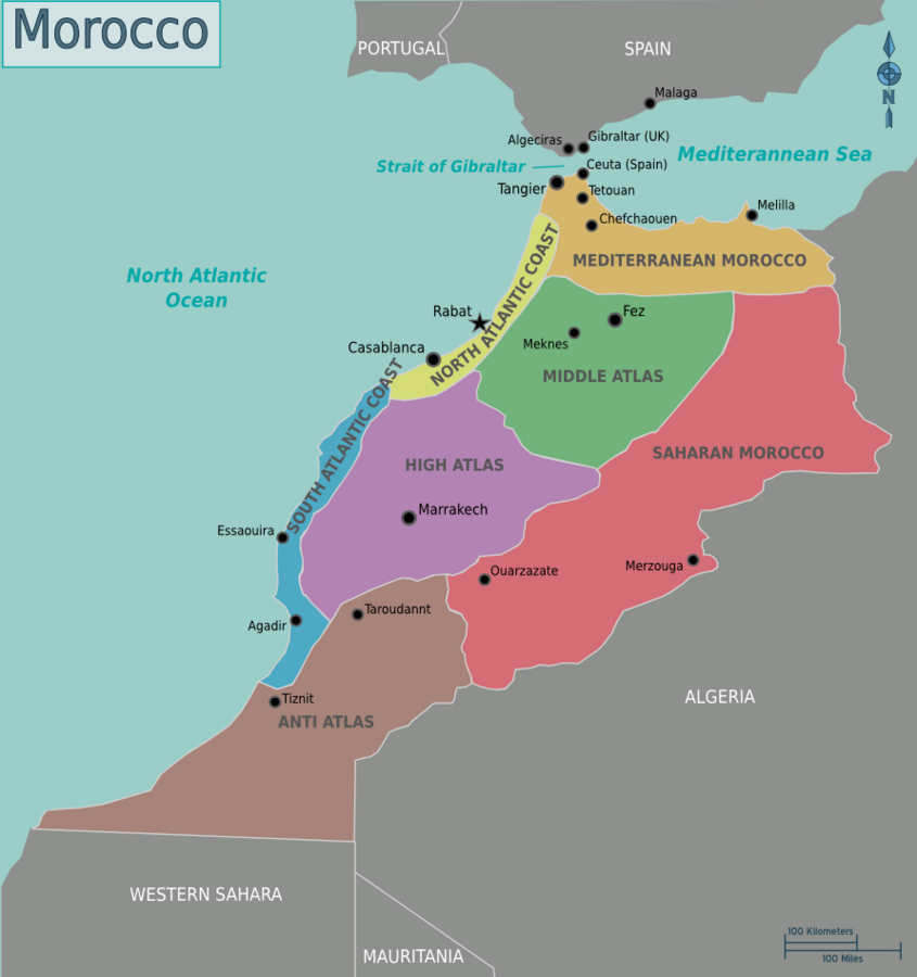 Map of Morocco