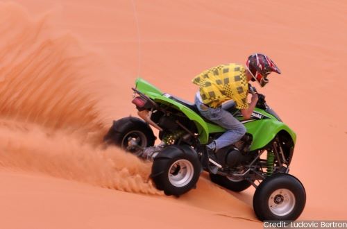 quad biking in Morocco