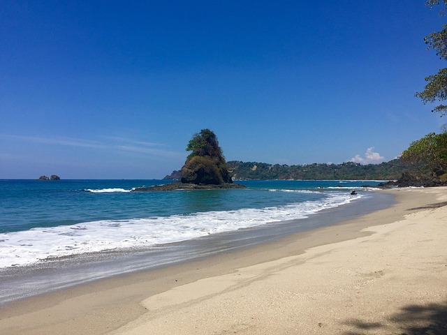 beach in Manuel Antonio National Park
