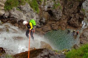 rappelling in Costa Rica